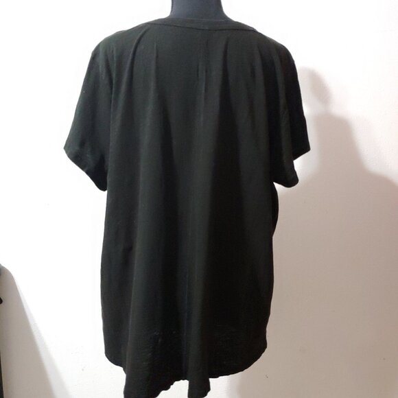 Eileen Fisher V Neck T Shirts Organic Cotton Short Sleeve Women XL Set of 2 - Picture 10 of 12